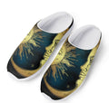 Vintage Sun And Moon Print Mesh Casual Shoes