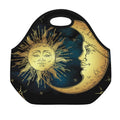 Vintage Sun And Moon Print Neoprene Lunch Bag