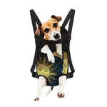 Vintage Sun And Moon Print Pet Carrier Backpack