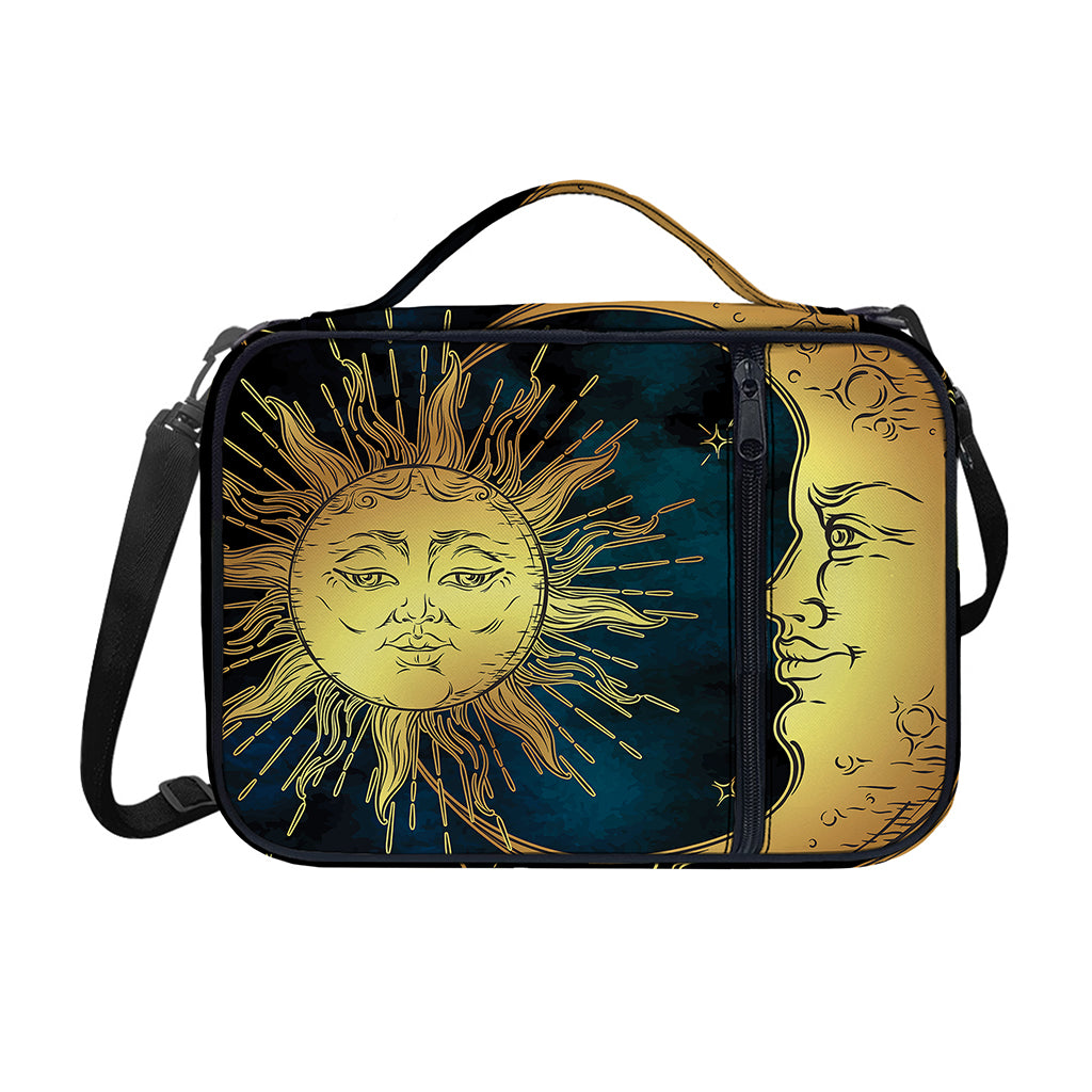 Vintage Sun And Moon Print Shoulder Strap Bible Bag