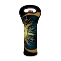 Vintage Sun And Moon Print Single Neoprene Wine Tote