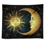Vintage Sun And Moon Print Tapestry