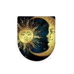 Vintage Sun And Moon Print Toilet Lid Cover