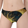 Vintage Sun And Moon Print Women's Panties