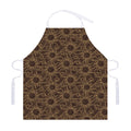 Vintage Sun Pattern Print Adjustable Apron