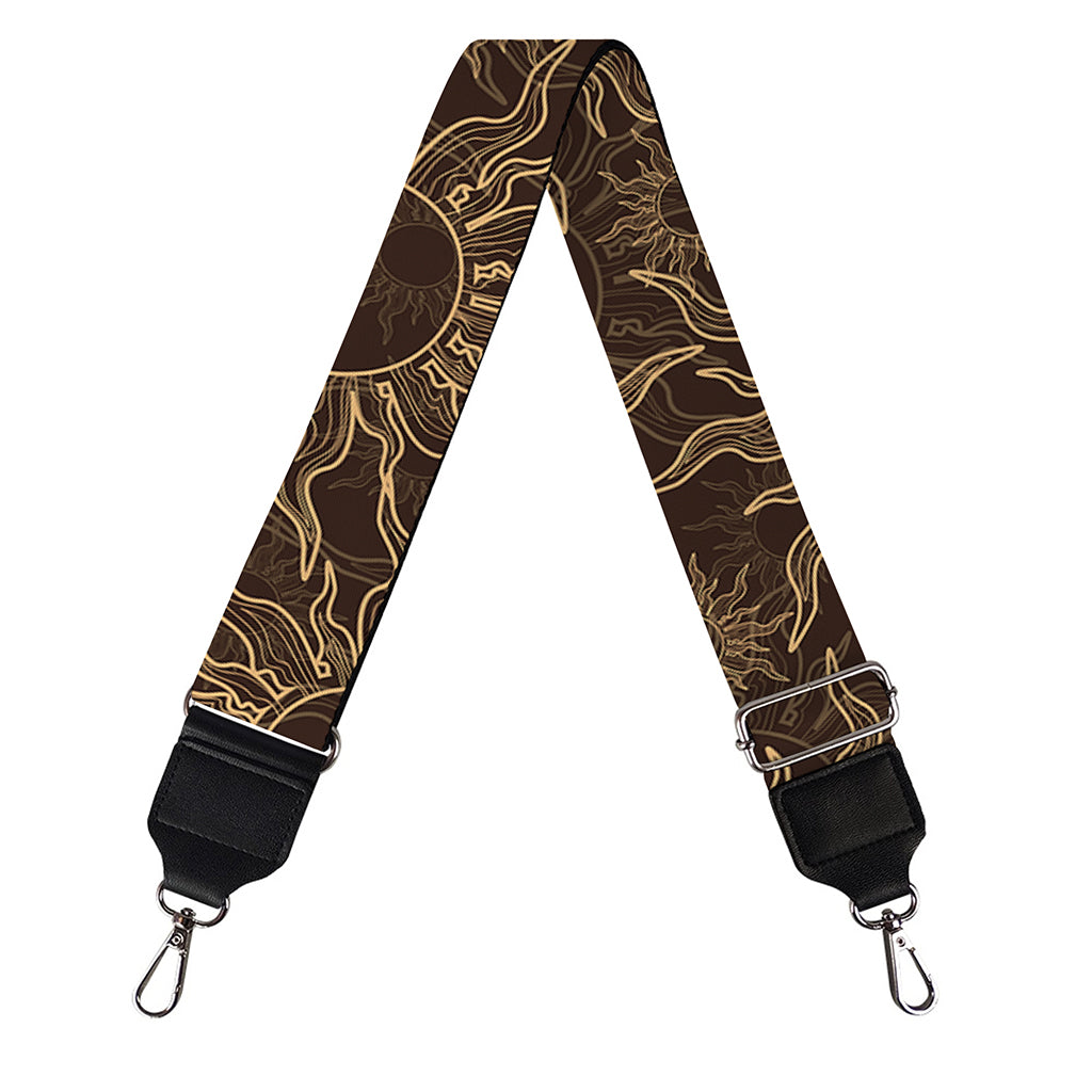 Vintage Sun Pattern Print Bag Strap