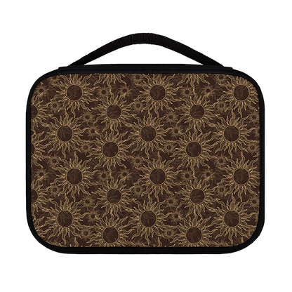 Vintage Sun Pattern Print Classic Bible Case