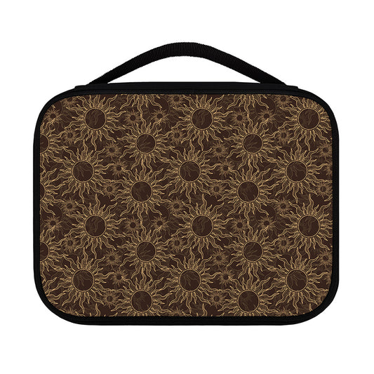 Vintage Sun Pattern Print Classic Bible Case