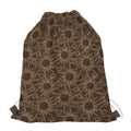 Vintage Sun Pattern Print Drawstring Bag