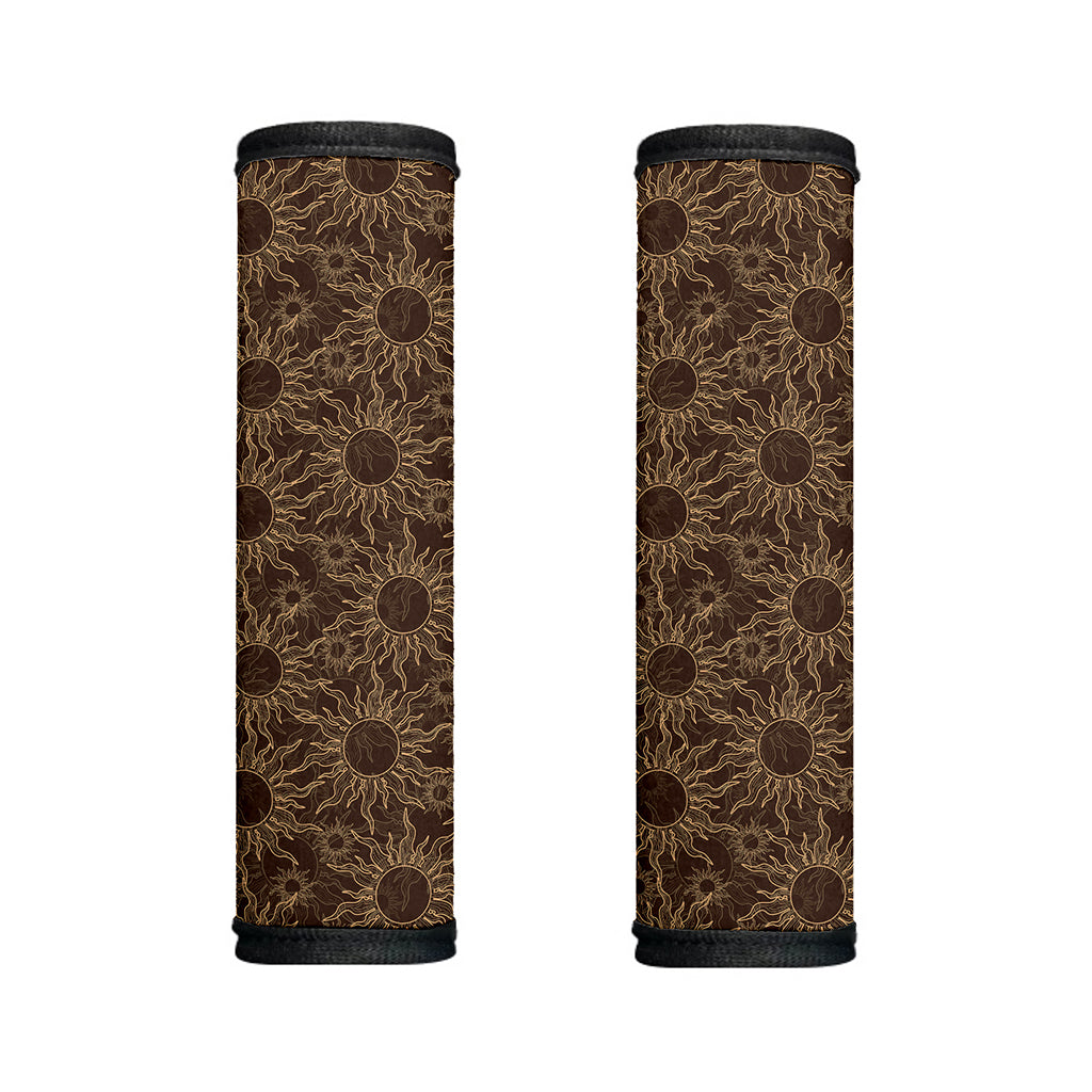 Vintage Sun Pattern Print Handle Covers