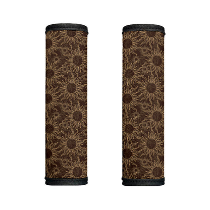 Vintage Sun Pattern Print Handle Covers