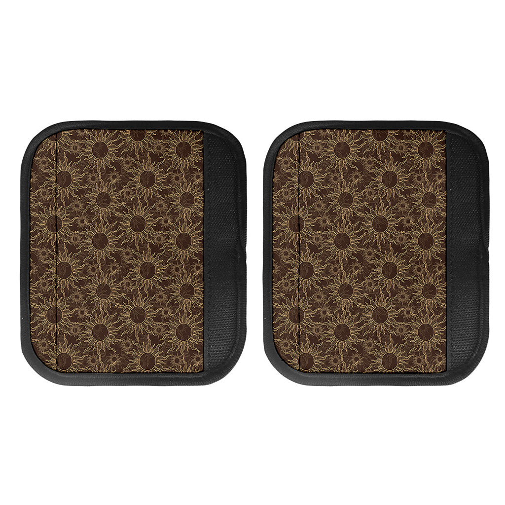 Vintage Sun Pattern Print Handle Covers