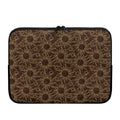 Vintage Sun Pattern Print Laptop Sleeve