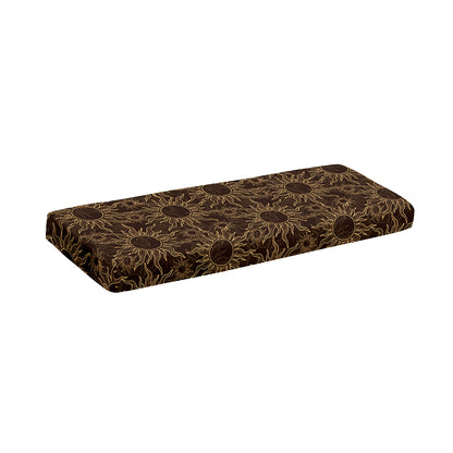 Vintage Sun Pattern Print Piano Keyboard Cover