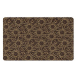 Vintage Sun Pattern Print Polyester Doormat