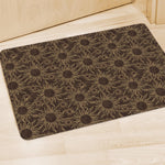 Vintage Sun Pattern Print Polyester Doormat