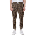 Vintage Sun Pattern Print Joggers