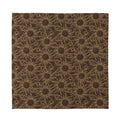 Vintage Sun Pattern Print Silk Bandana