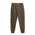 Vintage Sun Pattern Print Sweatpants