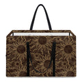 Vintage Sun Pattern Print Utility Tote Bag