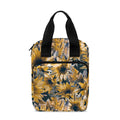 Vintage Sunflower Pattern Print Bible Tote Bag