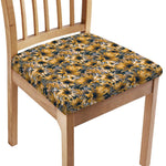 Vintage Sunflower Pattern Print Chair Cushion Cover
