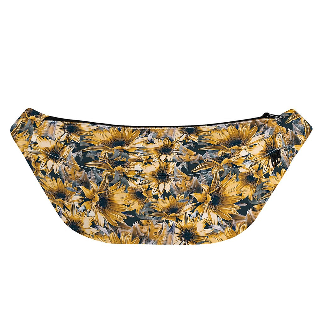 Vintage Sunflower Pattern Print Fanny Pack