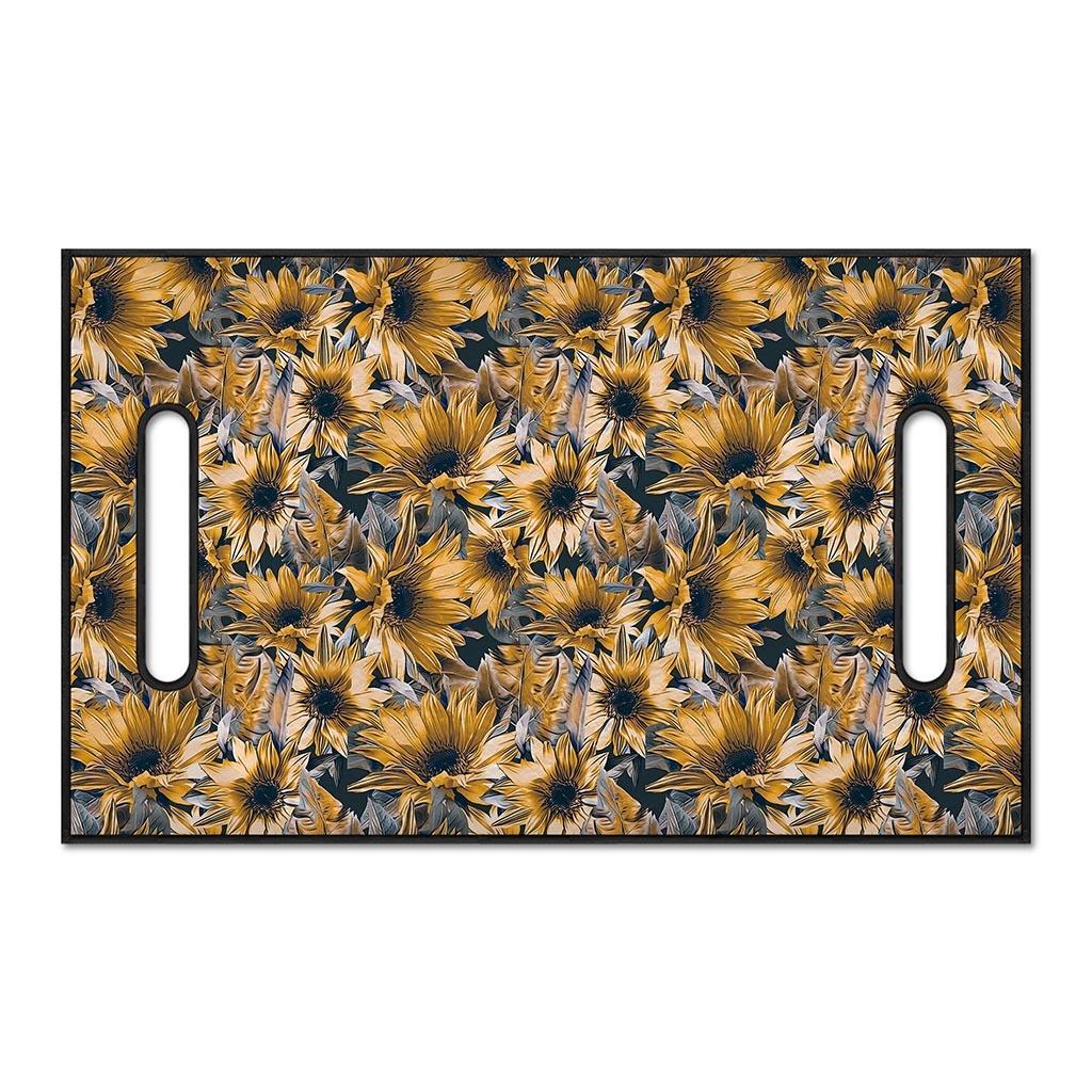 Vintage Sunflower Pattern Print Golf Cart Seat Cover