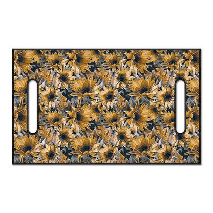 Vintage Sunflower Pattern Print Golf Cart Seat Cover