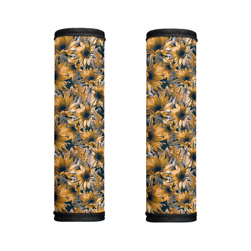 Vintage Sunflower Pattern Print Handle Covers