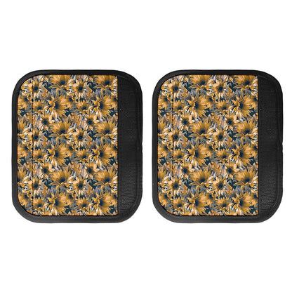 Vintage Sunflower Pattern Print Handle Covers