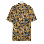 Vintage Sunflower Pattern Print Hawaiian Shirt