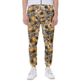 Vintage Sunflower Pattern Print Joggers