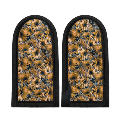 Vintage Sunflower Pattern Print Skillet Handle Cover
