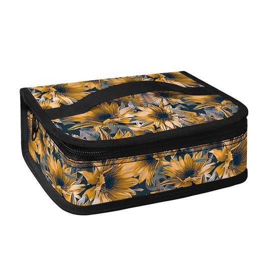Vintage Sunflower Pattern Print Small Lunch Bag