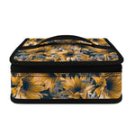 Vintage Sunflower Pattern Print Small Lunch Bag