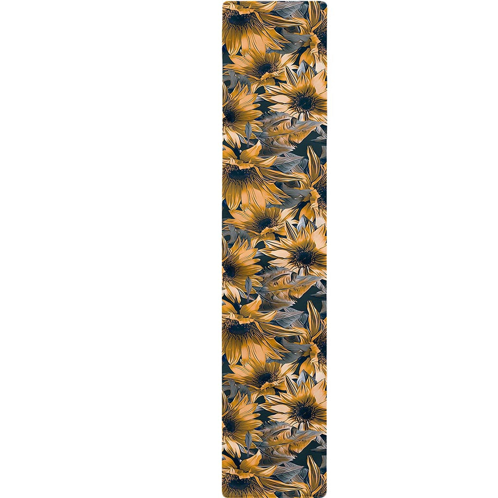 Vintage Sunflower Pattern Print Table Runner