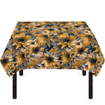 Vintage Sunflower Pattern Print Tablecloth