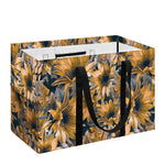 Vintage Sunflower Pattern Print Utility Tote Bag