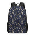 Vintage Sweet Pea Pattern Print 17 Inch Backpack