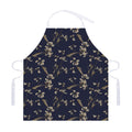 Vintage Sweet Pea Pattern Print Adjustable Apron