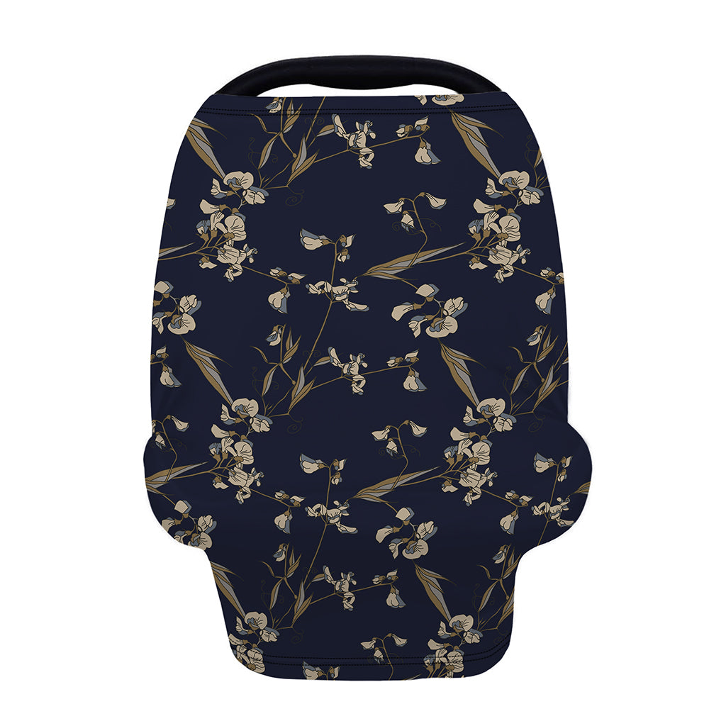 Vintage Sweet Pea Pattern Print Baby Seat Cover