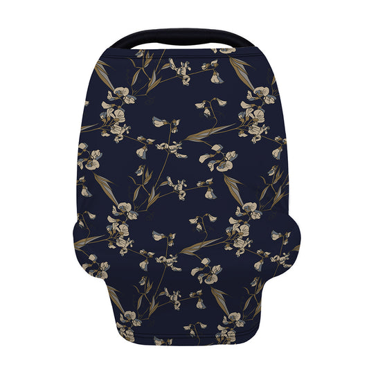 Vintage Sweet Pea Pattern Print Baby Seat Cover