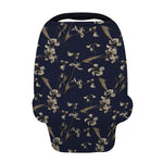 Vintage Sweet Pea Pattern Print Baby Seat Cover