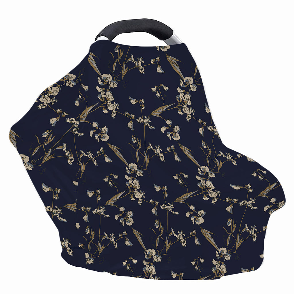 Vintage Sweet Pea Pattern Print Baby Seat Cover