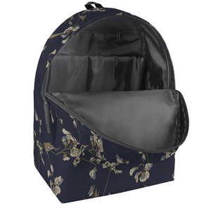 Vintage Sweet Pea Pattern Print Backpack