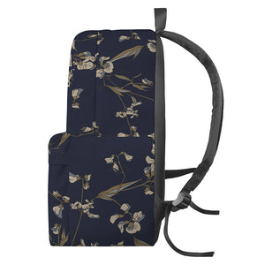 Vintage Sweet Pea Pattern Print Backpack