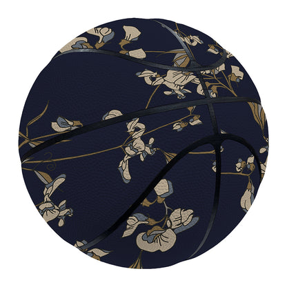 Vintage Sweet Pea Pattern Print Basketball