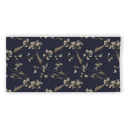 Vintage Sweet Pea Pattern Print Beach Towel