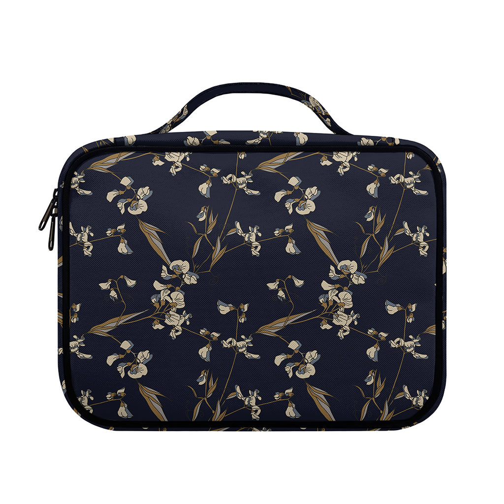 Vintage Sweet Pea Pattern Print Briefcase Bible Bag